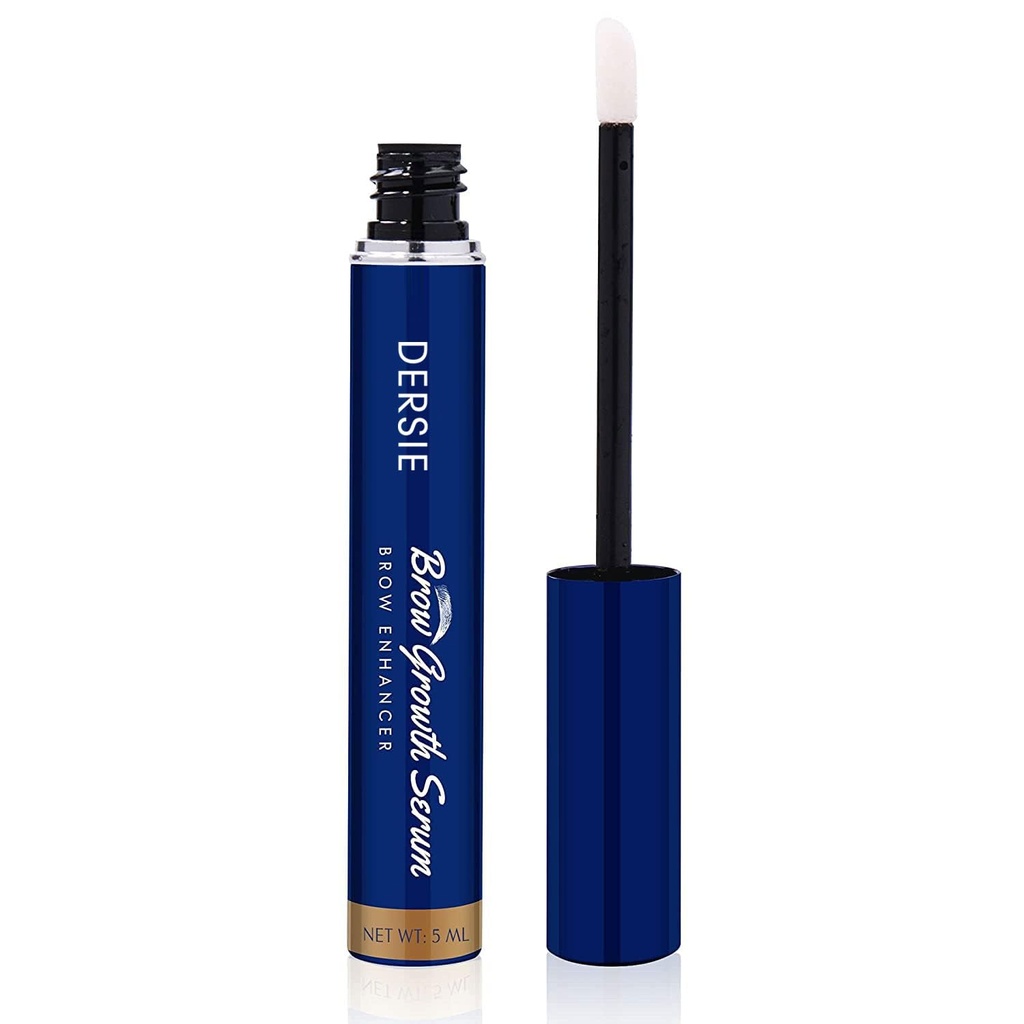 Serum rasti obrvnega očesa Dersie: Izboljšava seruma z peptidnim kompleksom, Biotin & Arginin za Fuller, Strower, Thicker Brows – Hrani in krepi suhe, redke ali Thining Brows (5 ml)