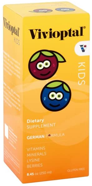 Vivioptalni otroci, Tekoči multivitaminski in multimineralni dodatek, jagode, 8.45 Fl Oz