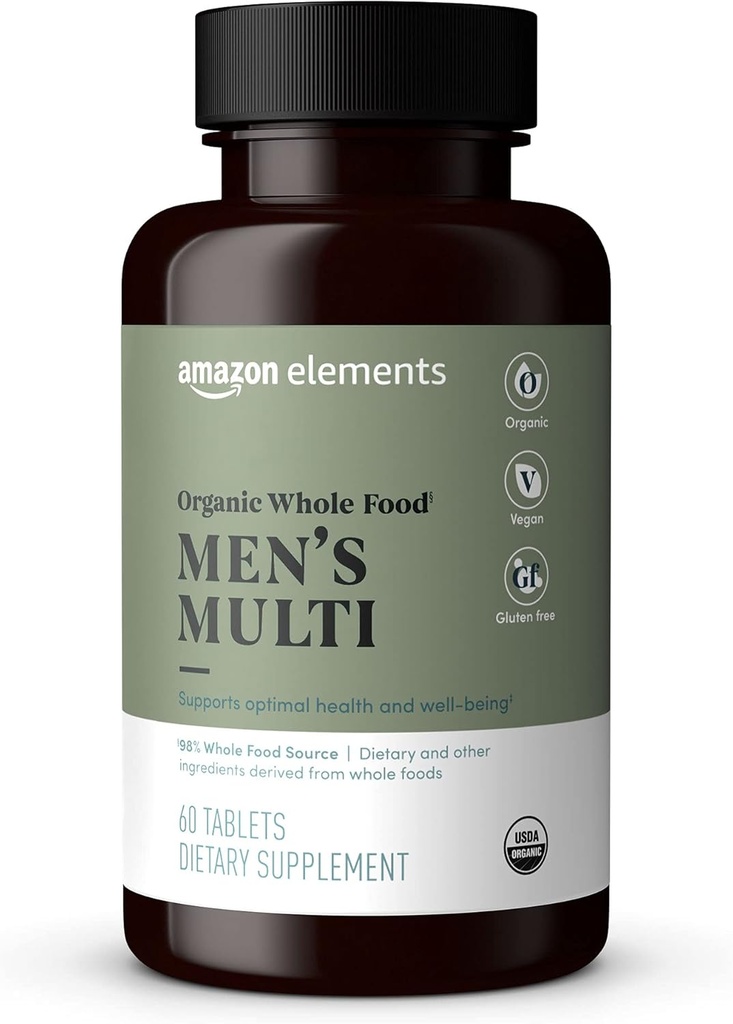 Elementi Organic Cela hrana Moški Multi, 60 tablet