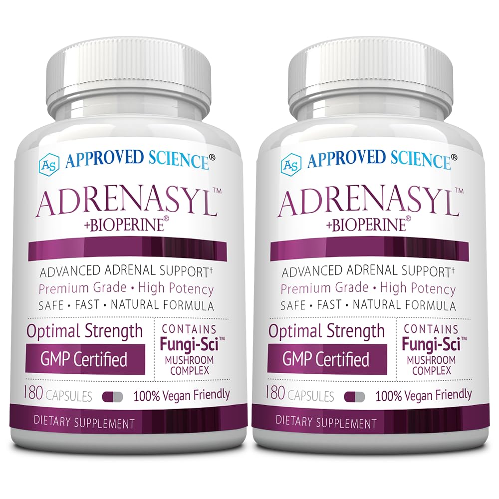 Odobreno znanje Adrenasyl - Adrenal Gland Support - 180 Count - Pack po 2
