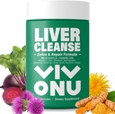 VivoNu Milk Thistle Silymarin & Dandelion Koren jetra Health Support, Antioksidant Podpora, Detox (60 kapsul/1 steklenica)