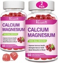 Kalcijev magnezijev cink Gumiji z vitaminom D3 & K2, visoka absorpcija Magnezijev glicinat Kalij za imunski in mirni razpoloženj, grozdna aroma 120 Gumijev
