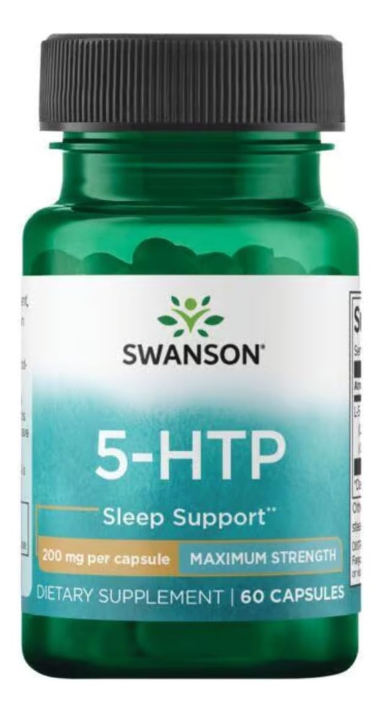 Swanson Ultra Aminokislina Največja jakost 5-Htp 200 Milligrams 60 Veg kapsule