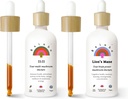 Rainbo Fan Fanite Bundele, 11:11 Multi goba ekstrakt + Levja grivasta goba Tinktura, Dual Extract Dnevna goba Tinkture za celovito imuno podporo, Veganske tekoče gobe dopolnila