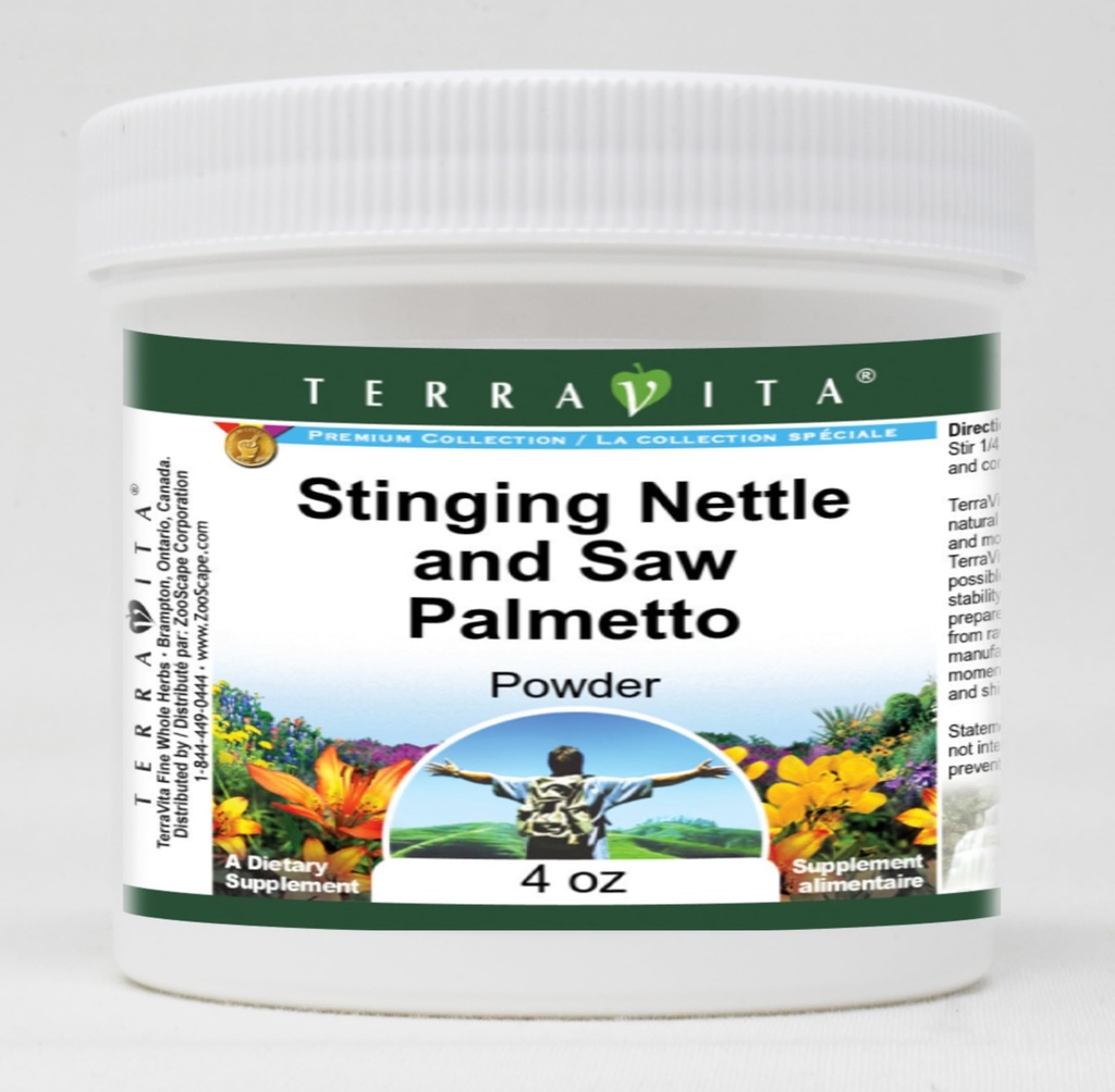 Stinging Nettle and Saw Palmetto Powder (4 oz, ZIN: 513890) - 3 Pack