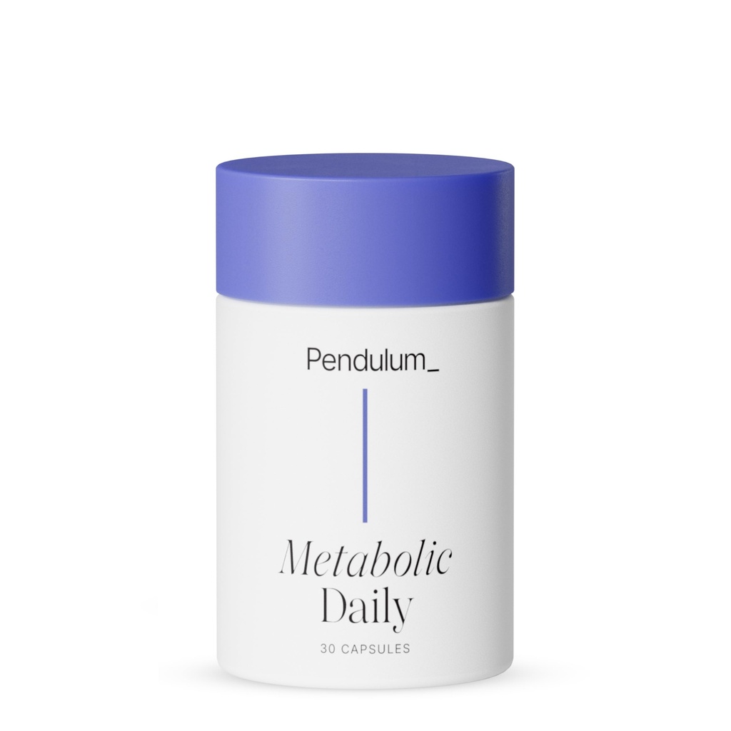 Pendulum Metabolic Daily - multi-strein probiotic z Akkermansia muciniphila za podporo Presnova in ohranjanje ravni energije - za ženske in moške - 30 kapsul (1 pakiranje)