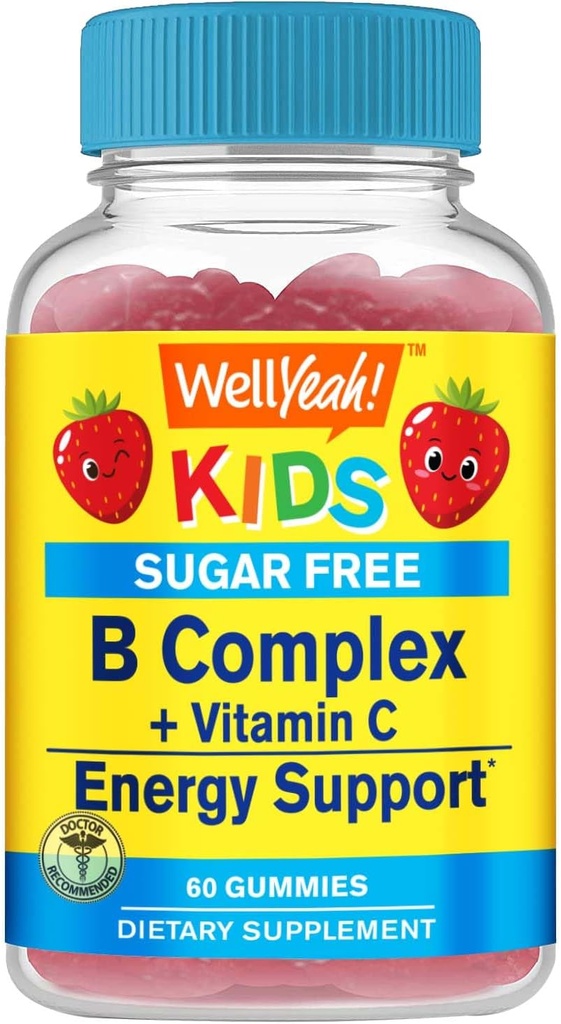 WellYease Otroci Vitamin B Complex Sugar Free Gumies 