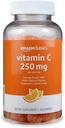 Osnove Vitamin C 250 mg Gumies, Orange, 150 Število (2 na strežbo), Imunsko zdravje (Prej Solimo)