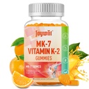 Vitamin K2 MK-7 Gumies 100mcg, Dodatna moč K2 Vitamin dodatek za podporo kosti & He-Art, Žvečljiva naravna pomarančna aroma, ne GSO, Vegan, 60 Gumies