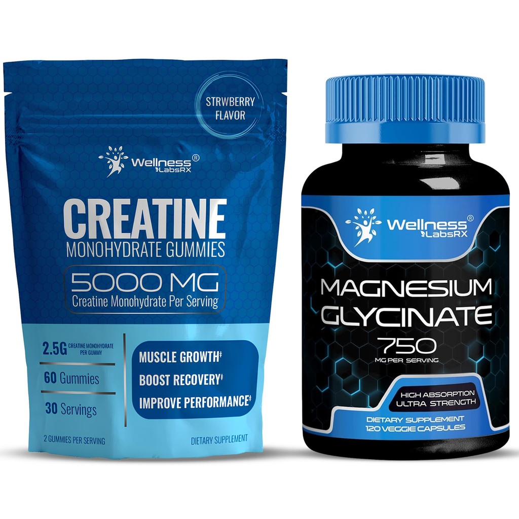 Kreatin Gumiji z magnezijevim glicinatom Kapsule