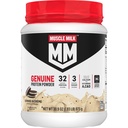 Mišično mleko pravi beljakovinski prašek, Piškotki 'N Crème, 1,93 funti, 13 serviranja, 32g beljakovine, 3g sladkor, kalcij, vitamini A, C & D, NSF, certificiran za šport, energijski prigrizek, pakiranje maj Vary