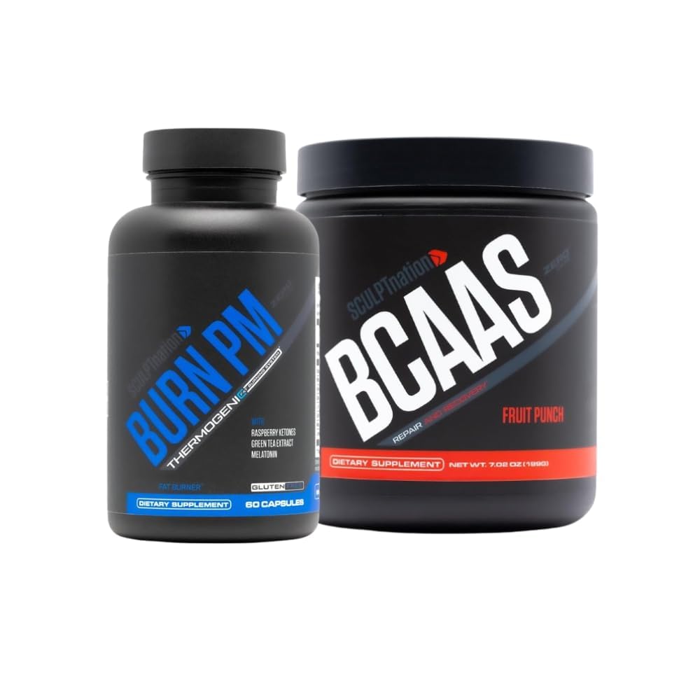 Sculpt Nation by V Shred Burn PM in BCAA Fruit Punch Powder paket
