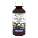 Host Defense Elderberry Plus Sirup - Imunska, dihalna in pljučna podpora dodatek* - Tekoča goba dodatek s Turčijo Tail, Reishi, Agarikon & Chaga* - 4 fl oz (12 Servings)