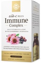 Solgar Ester-C Plus Imunski kompleks -120 Softgels, 24-urna imunska podpora, podpira zdravje zgornjih dihal - Plus D3, Cink, Bezgove jagode in Echinacea - Non-GMO, Gluten Free, Dairy Free - 60 Servings,