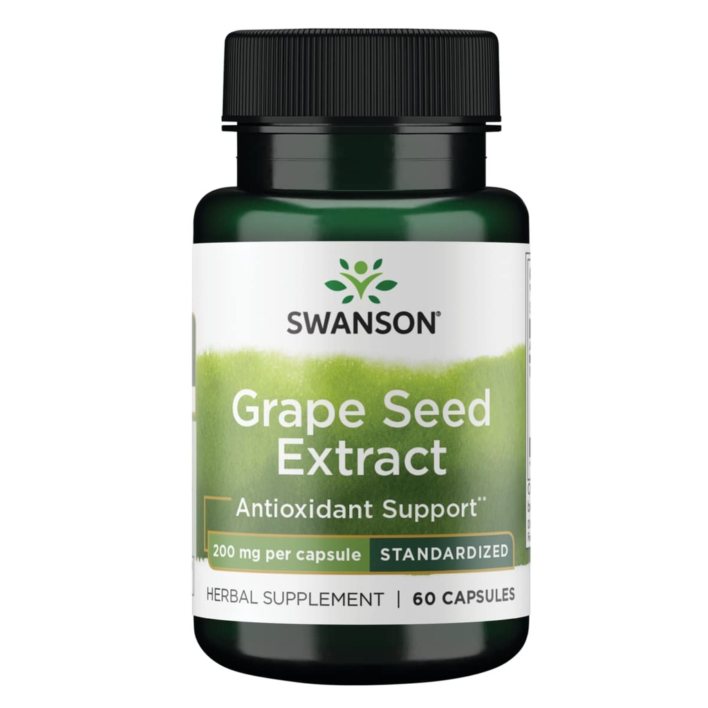 Swanson HI Pot Grozdno seme EXT STD 200MG 60CP