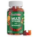 YumVs Otroci Multivitaminski žvečilni gumiji - Žvečilni otroški multivitaminski vitamini - otroci Vitamini Multivitaminski gumi z 12 minerali in vitamini A C D3 E B6 B12 (120 število (Pack of 1))