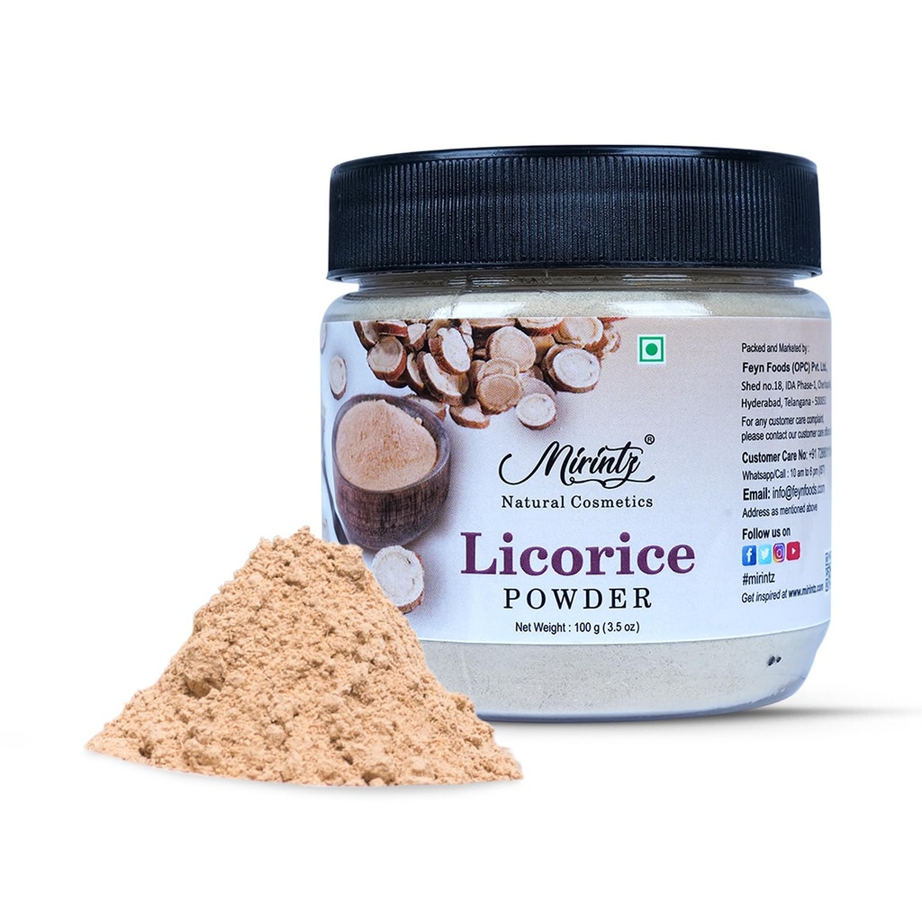Licorice Powder -100g| For Hair and Skin | Pack of 1, Normal