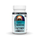 Vir Naturals Essential Enzymes, Bio-uvrščeni Multi- Enzyme Supplement Zeliščna obramba za prebavljanje, plin, zaprtje in napihnjenost - podpira močan imunski sistem* - 500mg - 60 kapsul
