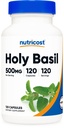 Nutricost Holy Basil Kapsule 500mg, 120 Vegetarijanske Kapsule - Gluten prost, ne-GMO