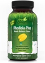 Irwin Naturals Rhodiola-Plus - 75 Liquid Soft-Gels - pomaga ohranjati ravnotežje in mir uma - z L-Theanin, vitamin D3 & magnezij - 25 Servinga