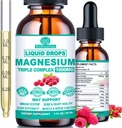 Trojni magnezijev kompleks, 500 mg magnezijevega glicinata, citrata in malata w. Vitamin D3 K2, kelirane oblike visoka absorpcija, tekoči magnezijev kompleks w/B6 cink za kosti, spanje, srce, energija živec