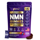 NMN Gummies 500mg – Liposomal NMN | 5-in-1 with TMG | Quercetin | Resveratrol | BioPerine® – NAD+ Precursor – Gelatin Free, Non-GMO, No Artificial Colors