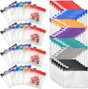 35&70 Koščki vrečke vrečke z zadrgo, Anglecai vrečke za enkratno uporabo za medicinske vrečke Prenosni Self Sealing Travel Medicine Packets z zadrgo ključavnice droge Baggies (70)