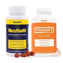 MacuHealth Triple Carotenoid Formula & Liposomal Vitamin C 1000MG – Eye Vitamins with Lutein, Zeaxanthin, Meso-Zeaxanthin & High Bioavailabili