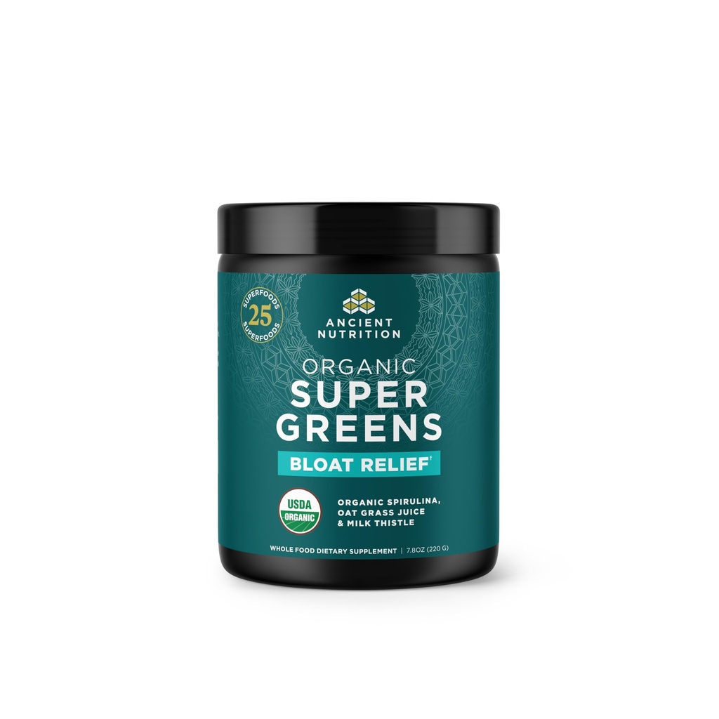 Ancient Nutrition Organic SuperGreens Bloat Relief
