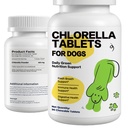 Chlorophyll for Dogs, Chlorella Breath Freshener Chewable Tablets