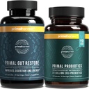 Primal Harvest Probiotics & Gut Health Supplements za ženske in moške Pre in Probiotics z 31 milijard CFU in Gut Reserve Digestion Pills