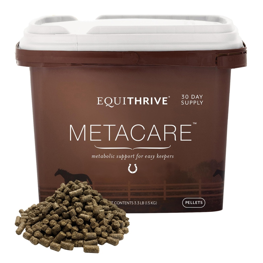 Equithrive MetaCare Pellets Horse Supplement, 3.3 lbs, 30 Day Supply