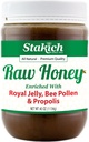 Stakich Royal Jelly, Bee Pollen, Propolis Raw Honey - čisti, neobdelani, neogrevani - 40 Ounce
