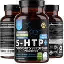 N1N Premium 5-HTP 200mg Plus kalcij, izdelan iz ekstrakta semen Griffonia, brez GSO in glutena, 120 Caps