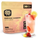SALTT Elektroliti v prahu Aromatizirana pijača Mix - Neskončno poletje - 30 Hydration Packets - Magnezij, Kalij, Natrij, Trace Minerali - Zero Sugar & Gluten Free - Potovalne bistvene