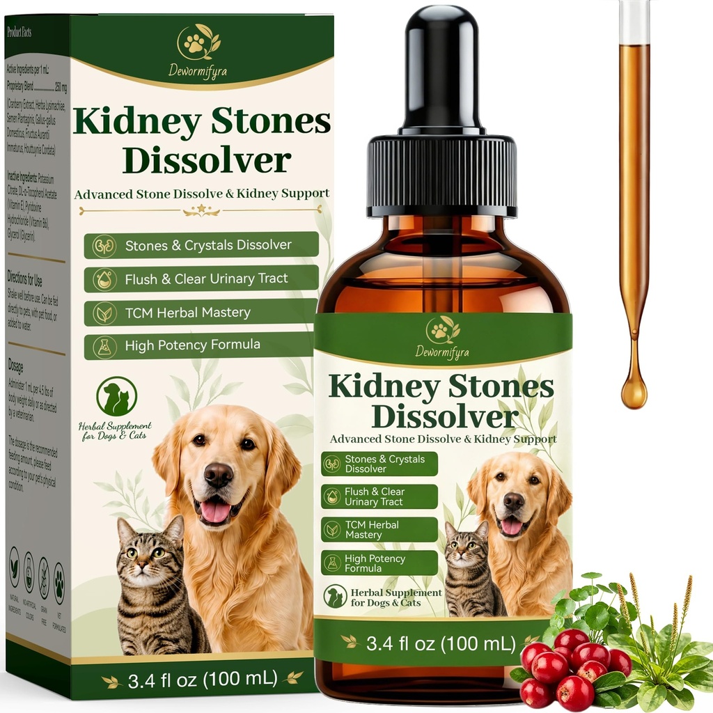 Bladder Stone Dissolver for Dogs & Cats – TCM Herbal Urinary Supplement