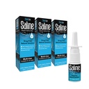 Saline Spray for Nose, Nasal Spray Saline Solution, 30 mL (Pack of 3)