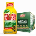 Vitamin Energija B12 11.000% Ekstra Energija Shot Mango 48 Pack, 260mg Naravni kofein, B12 & B6, Nootropni fokus, Vitalnost, Zero Sugar, Gluten-free, Vegan, Košir, 1,93 fl oz