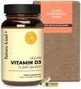Future Kind Vegan Vitamin D3-2500 IU Rastlinsko-bazen dodatek za podporo celic in imunskega sistema - brez sladkorja, Lichen-based vitamin D (30 softgels v stekleni steklenici)