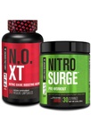 Jacked Factory Pre Workout Stack - N.O XT Nitrični oksid Booster & NITROSURGE Visokoenergijsko predworkout gorivo
