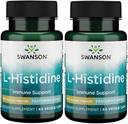 Swanson L-Histidin - Featuring Ajipure 500 mg 60 Veg caps (2 pakiranji)