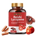 Kapsule likopena - dodatek likopena 200 mg z gobami Reishi 200mg, Kapsule iz naravnih paradižnikovih ekstraktov gob za imuno podporo - brez glutena, ne-GMO