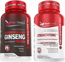 Herbotonics Korejski Panax Red Ginseng in Krepitantni testosteron Booster za moške
