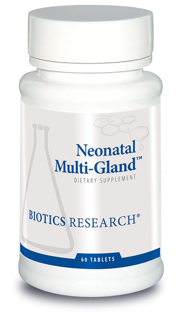 Biotics Raziskave Neonatal Multi-Gland TM mešanih organov in Glandularnih koncentratov, Široko spektroterapijo, Vranica, Srce, Pankreas, Ledvica, Možganska jetra, Adrenal, Thymus, Pituitarni ali Hipotalamus 60 Tabs