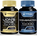 Wellness LabSRX Resveratrol Kapsule 10000 - Levja griva dodatne kapsule