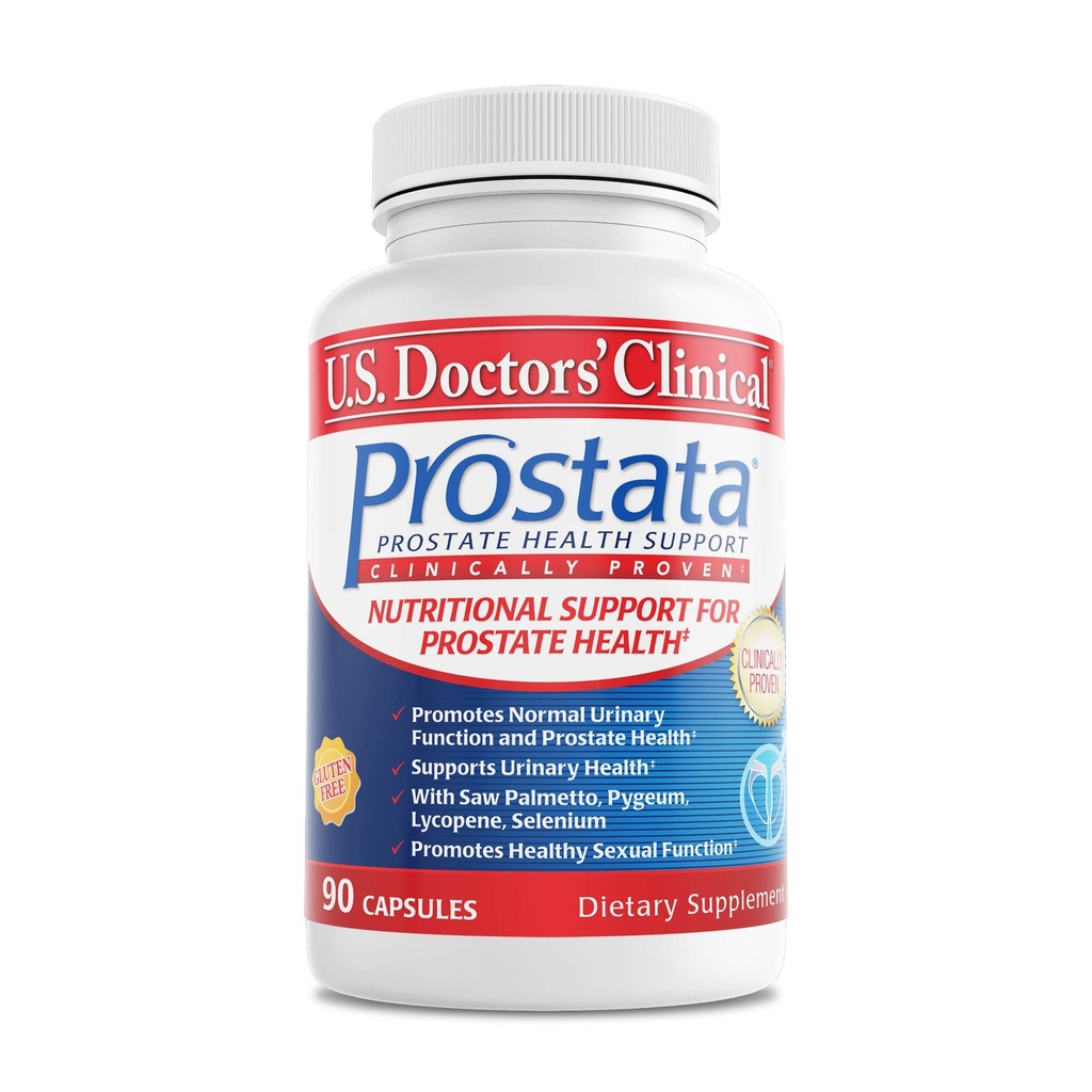 Klinična prostata za ameriške zdravnike - klinično dokazano prostatno dopolnilo za moške - Sečni trakt & Bladder podpora - Saw Palmetto, Vitamin E, Bučna semena - ZDA Proizvedeno- 60 Kapsule[20-dnevna zaloga]