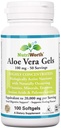 Aloe Vera dodatek (100 Softgels) 20.000mg Čisti gel enakovrednost – Made with Organic Aloe Vera