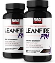 Sila Factor LeanFire PM, hujšanje tablete za ženske in moške, Fat Burner in čez noč hujšanje tablete za kurjenje maščobe, povečanje presnove, z Melatonin, 60 Število (Pack of 2)