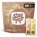 SALTT Elektroliti v prahu Packets, Cocoa Variety Pack (30 Packets) - Magnezij, Kalij, Natrij, Trace Minerals - Vegan, brez sladkorja, Gluten Free - Potovanja Essentials - Made in USA