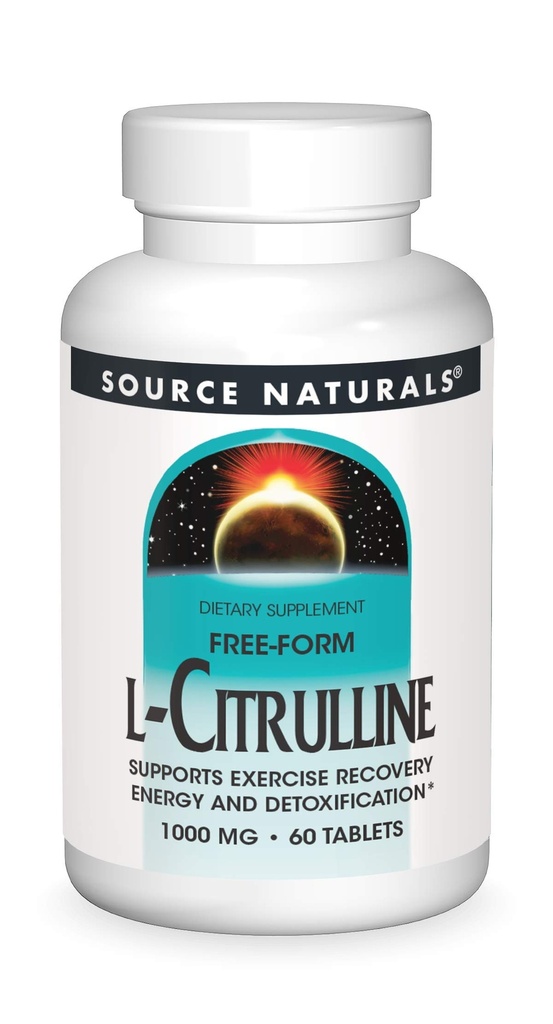 Vir Naturals L- citrulin - podpira regeneracijo, energijo in razstrupljanje*, 1.000 mg - 60 tablet